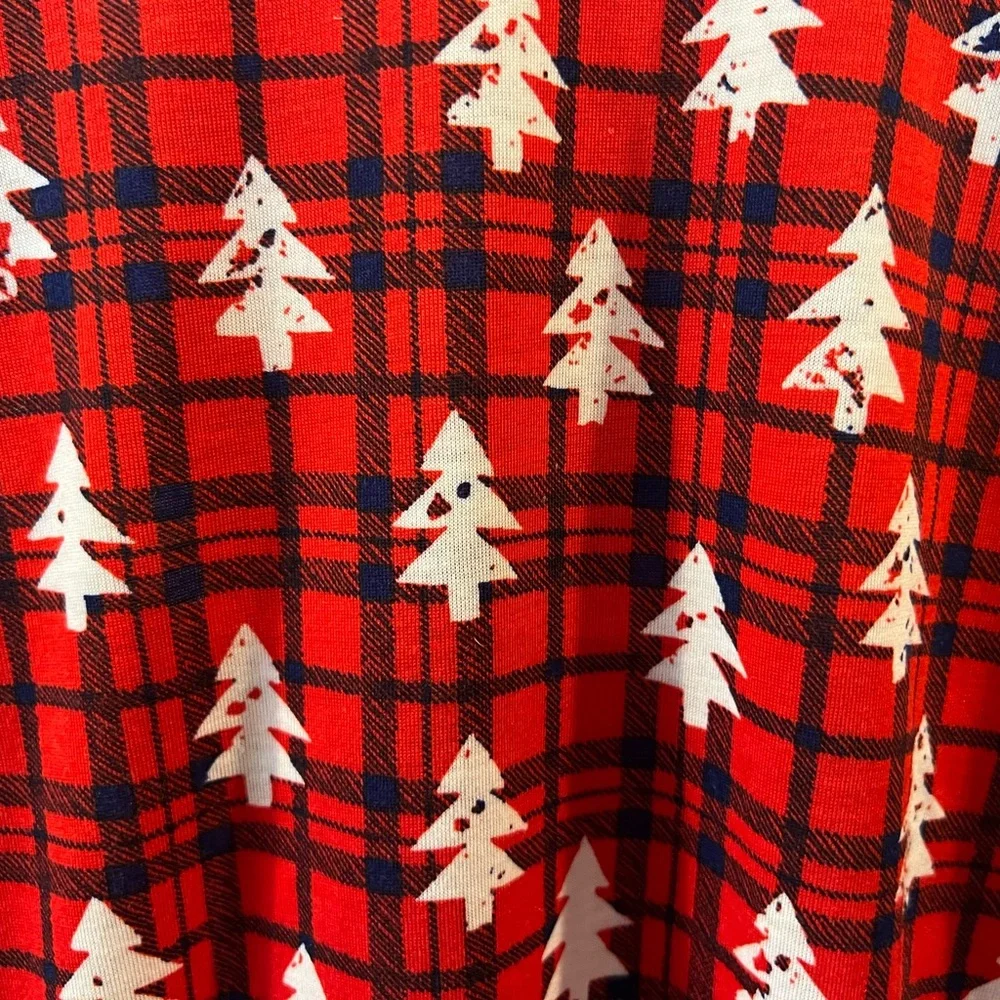 Imagine Sleepwear Christmas winter‎ long sleeve nightgown kids girls XL plaid